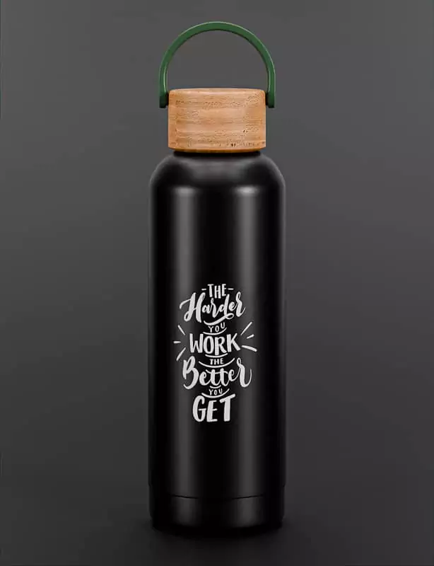Aqua Luxe Water Bottle (Black)